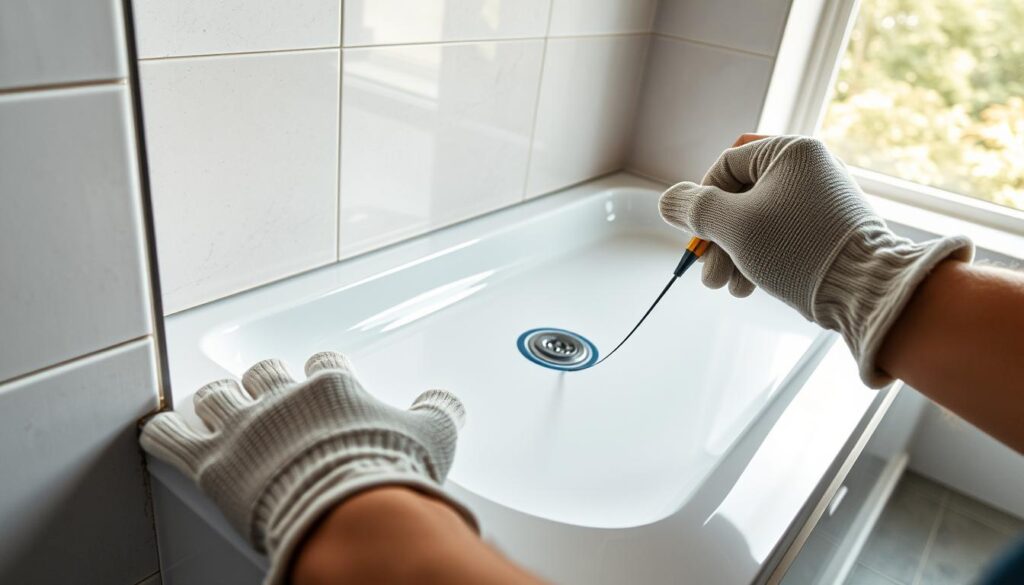 Abdichtung Duschwanne