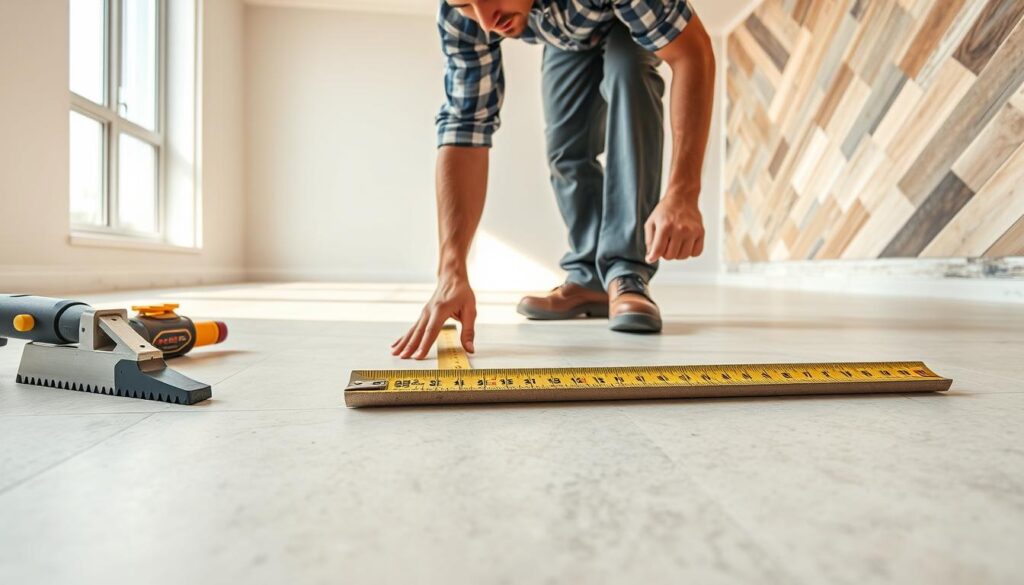 Untergrund vorbereiten für Fliesenverlegung