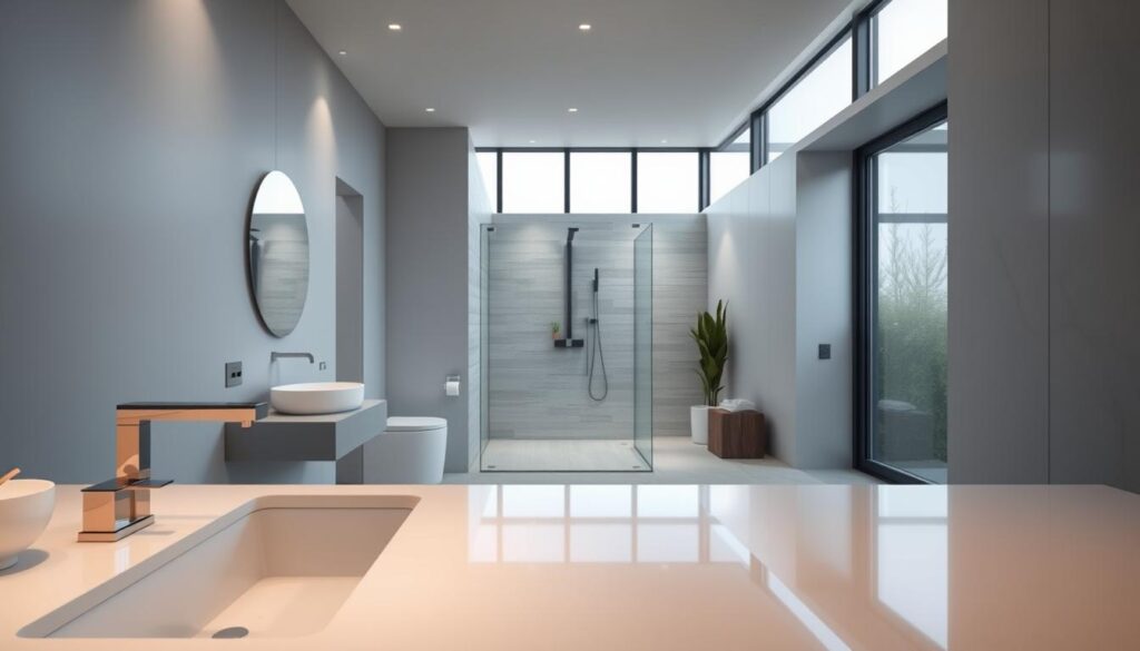 fugenlose Badgestaltung